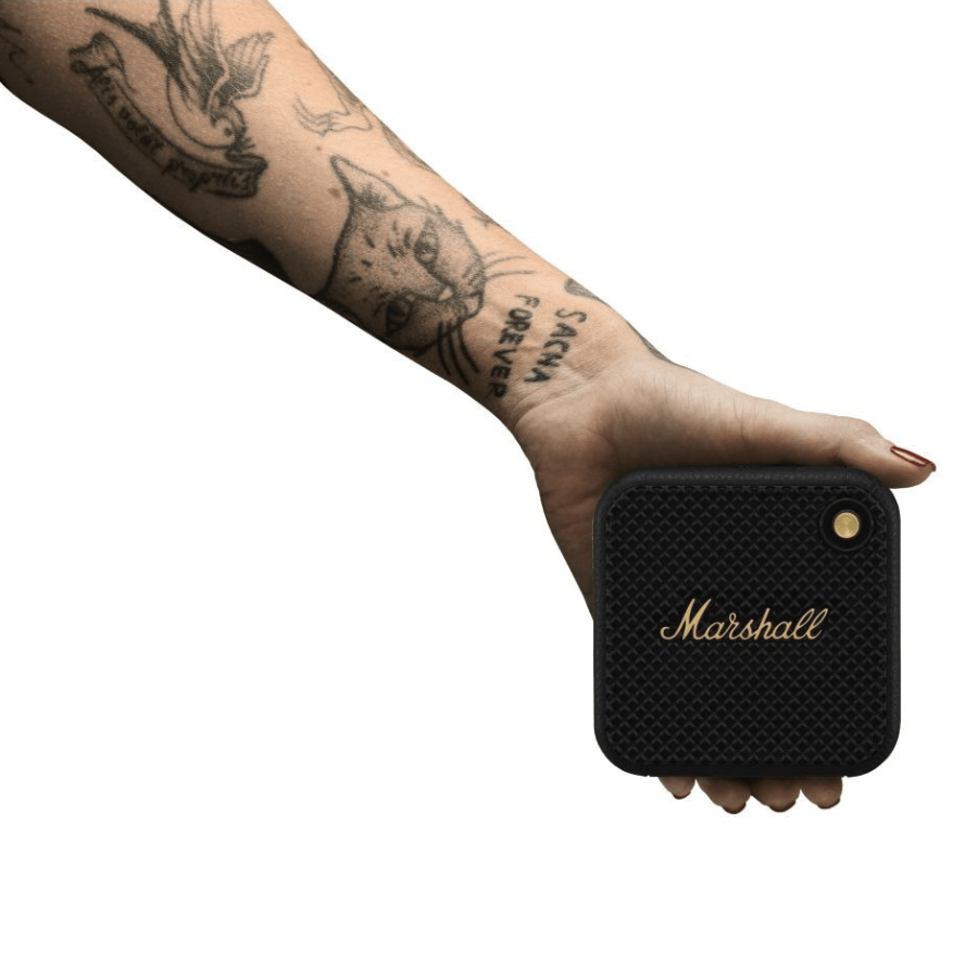 Marshall Willen Portable Bluetooth Speaker (Black & Brass)